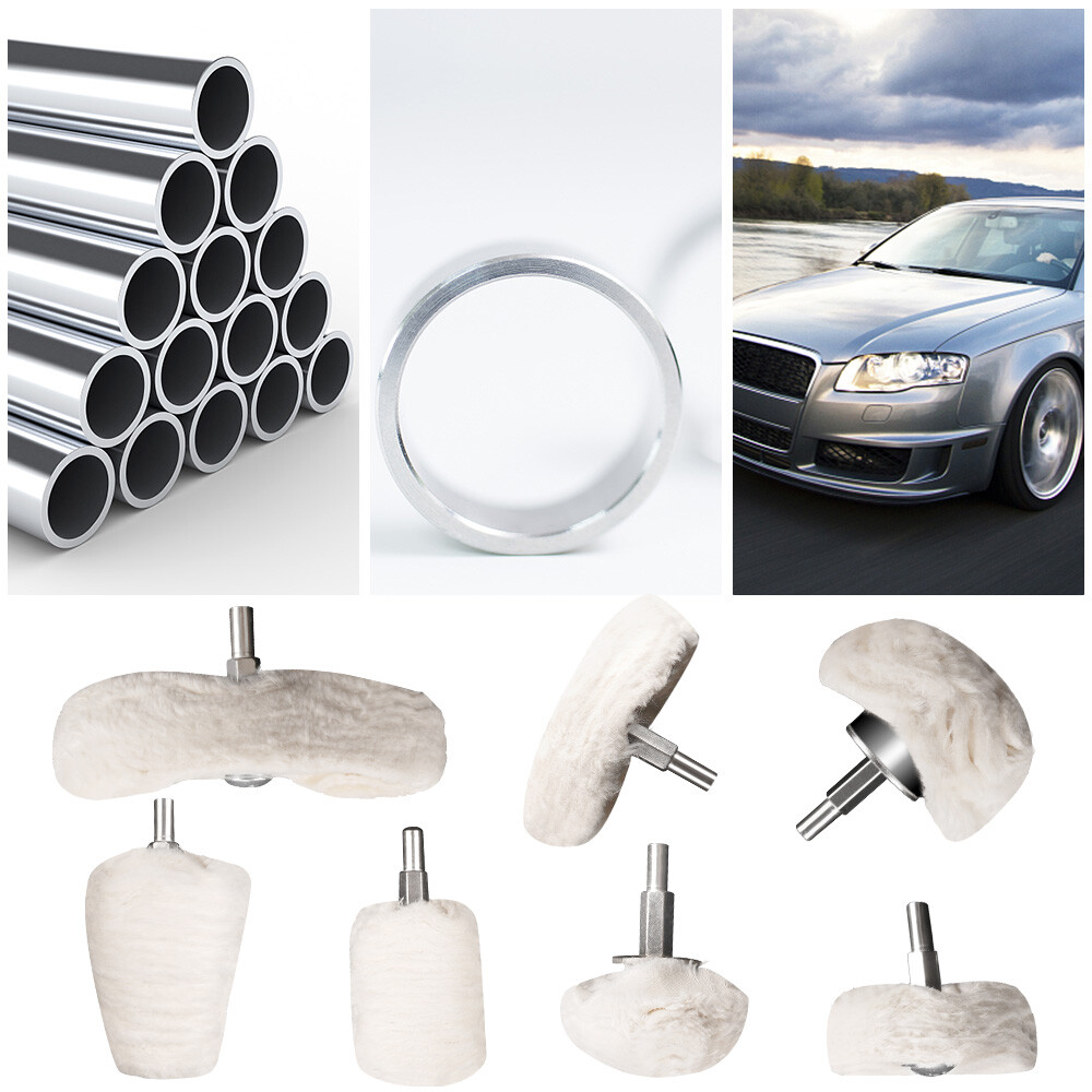 14PC Cotton Buffing Wheel Kit for Drill Rotary Tool Aluminum Metal Polishing Pad