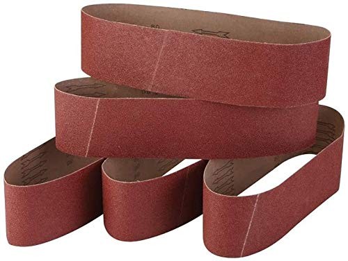 4 X 36 Inch Sanding Belts, 320/400/600/800/1000 Grits Mix Fine Grit, Belt Sander