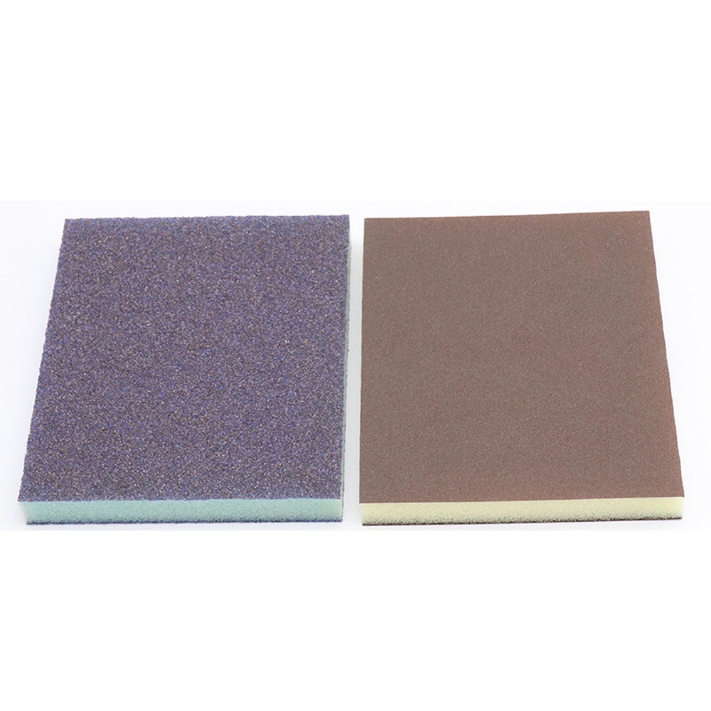 80-220 Grit Flexible Sanding Sponge Pads Wet/Dry Foam Sandpaper Polishing Block