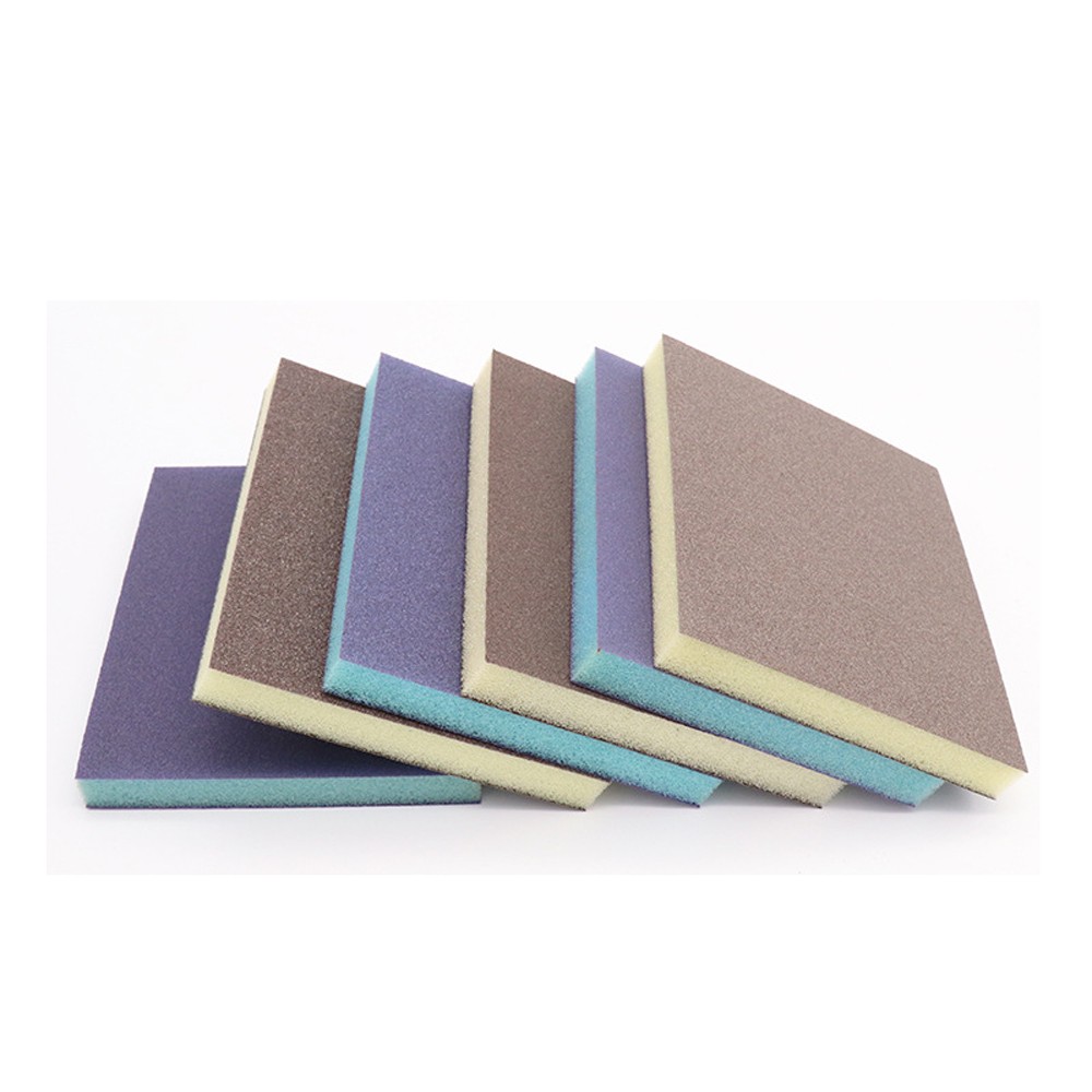 80-220 Grit Flexible Sanding Sponge Pads Wet/Dry Foam Sandpaper Polishing Block