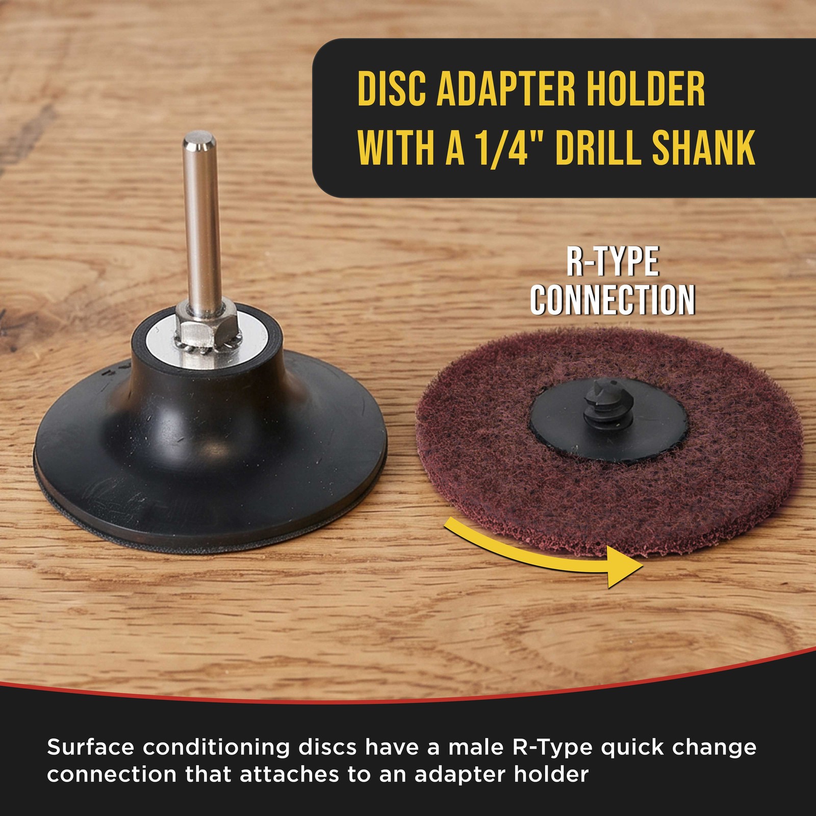 Dura-Gold 3″ Surface Conditioning Discs Maroon Medium Sanding Grit (Box of 25)