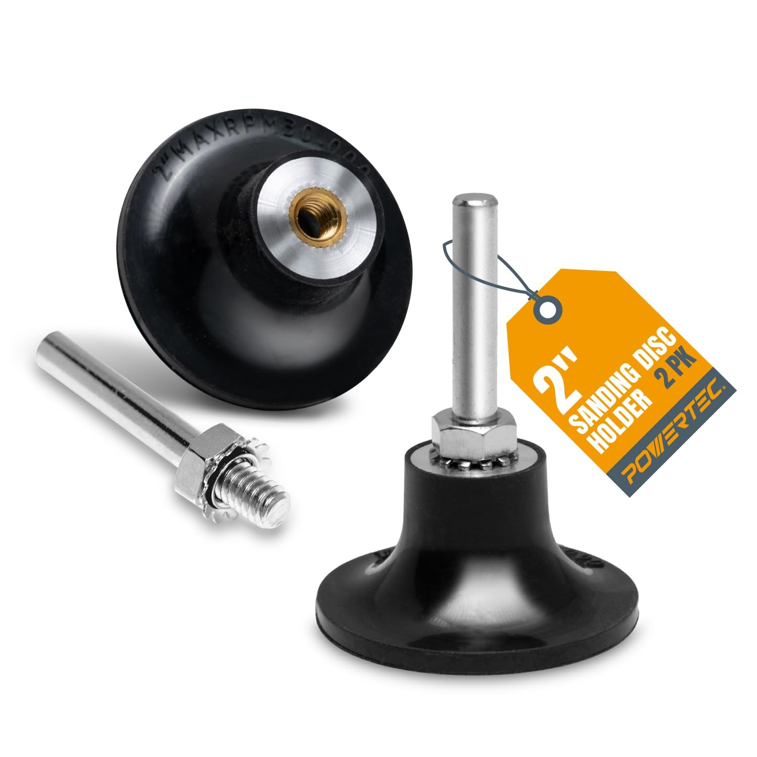 2 Inch Sanding Disc Holder 1/4 Shank Quick Change Pad For Grinders Drills Rotary