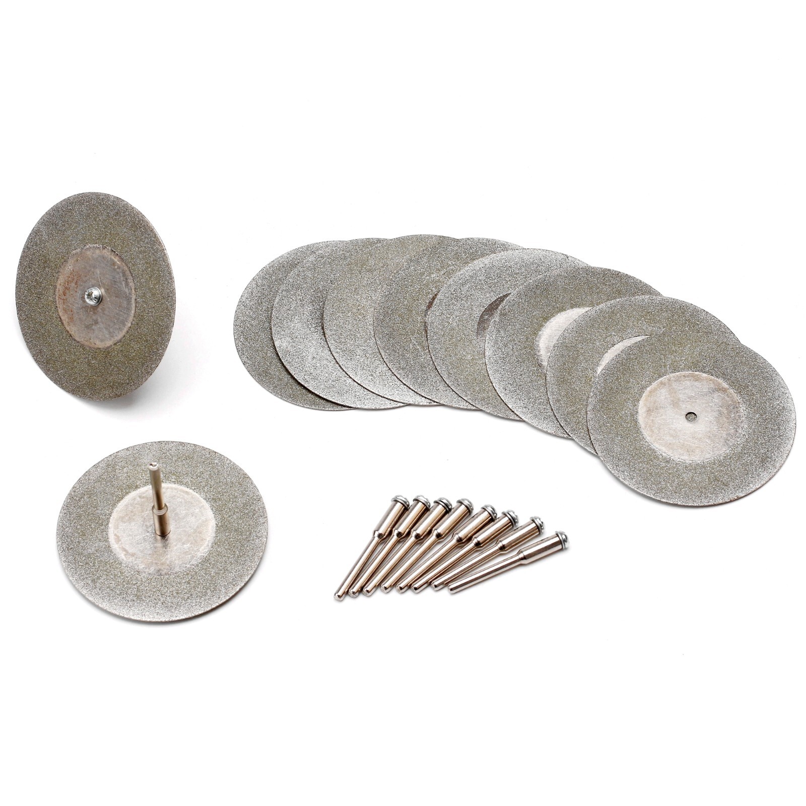 10 Pack 2-3/8″ 60mm Diamond Cut-off Wheels for Dremel Glass Tile Stone 1/8 Shank