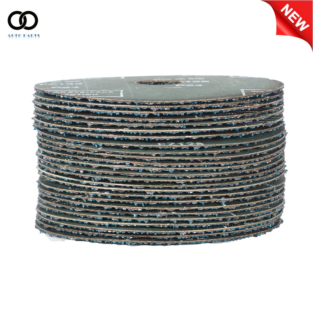 25Pcs 24 Grit / 36 Grit Zirconia Resin Fiber Disc Grinding And Sanding Discs New