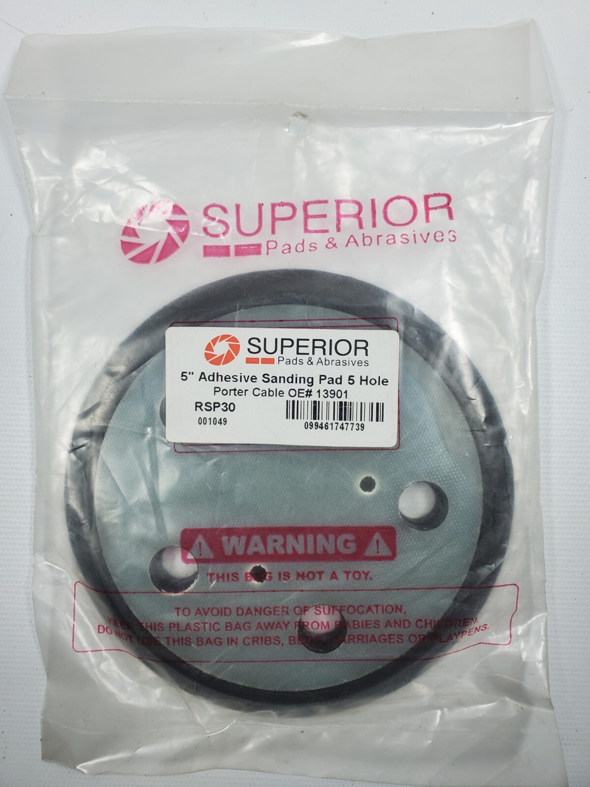 Superior Electric Genuine OEM Replacement Backing Pad # RSP30