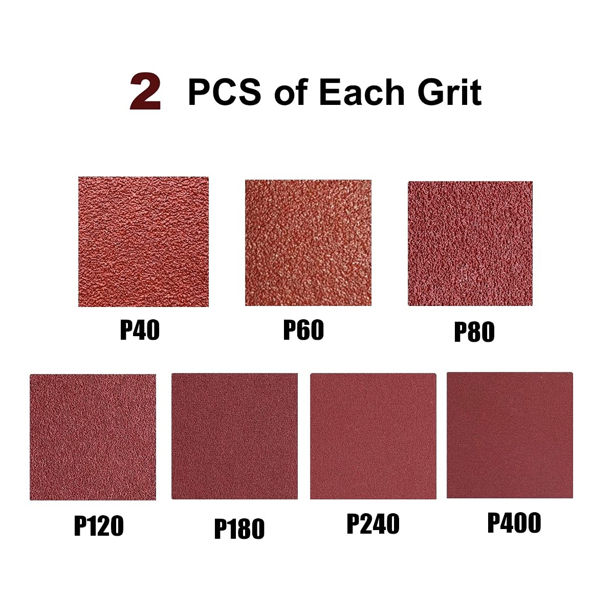 14 Pack Sanding Belt 2×48 Belt Sandpaper, 2 Each of 40 60 80 120 180 240 400 …