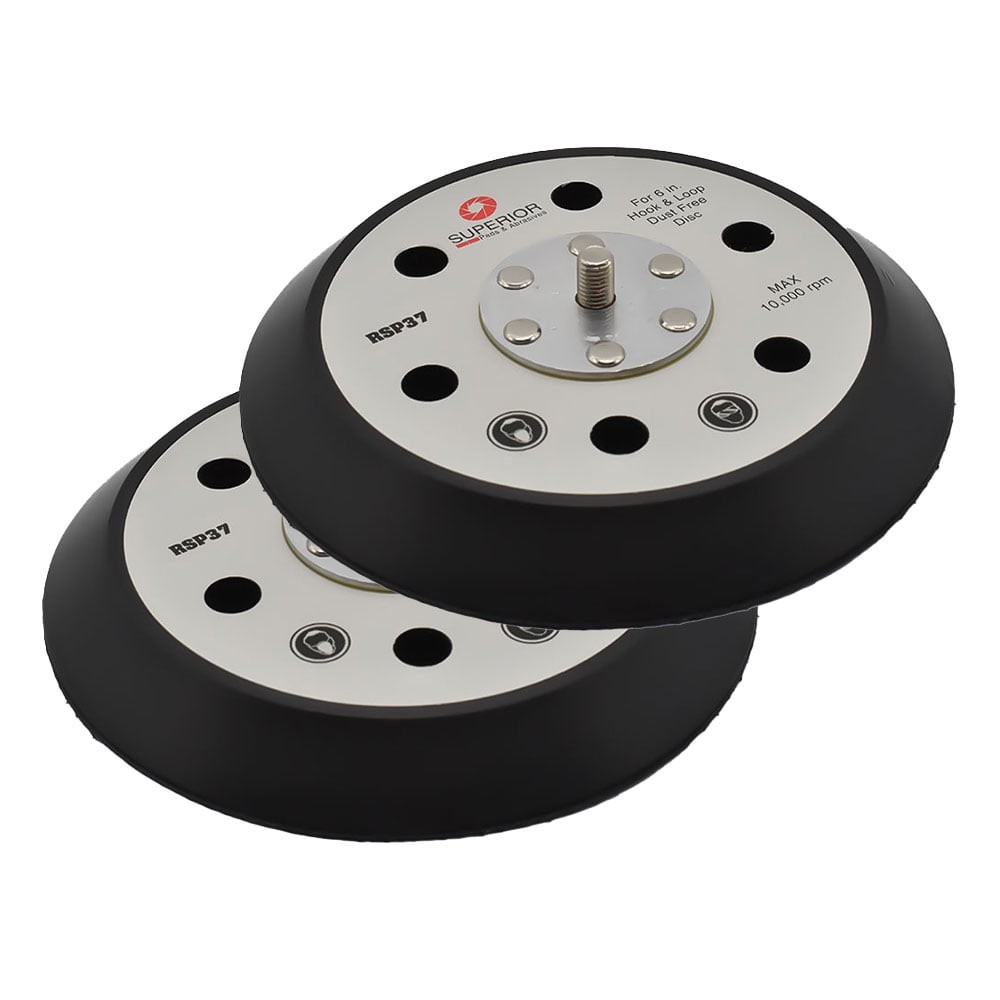 Random Orbit Sander Hook & Loop 6 inch Pad Rep Porter Cable 18001 2/pk – RSP37-k