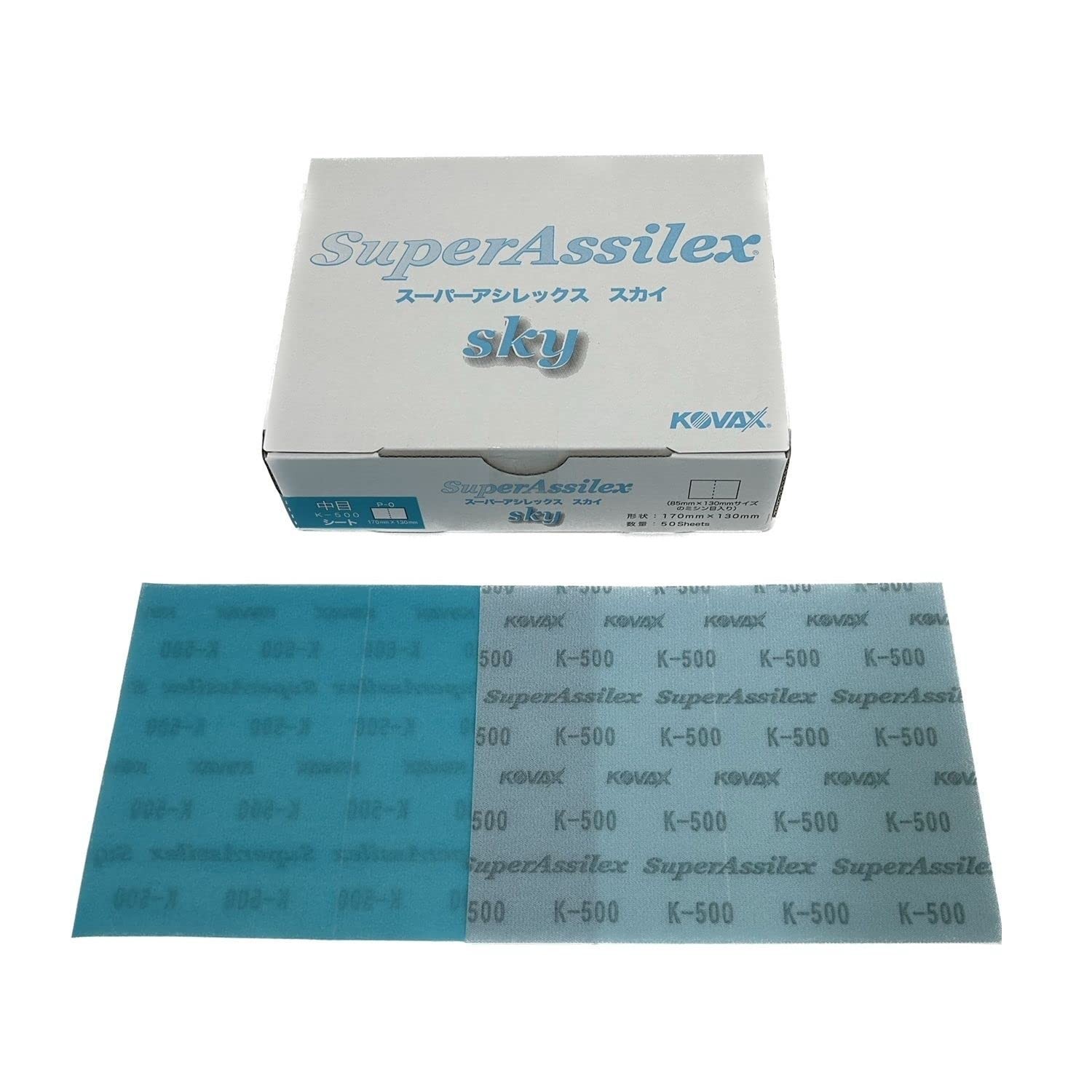 KOVAX Sky K-600 Grit 1911508 50 sheets Eagle Abrasives Super Assilex sheet NEW