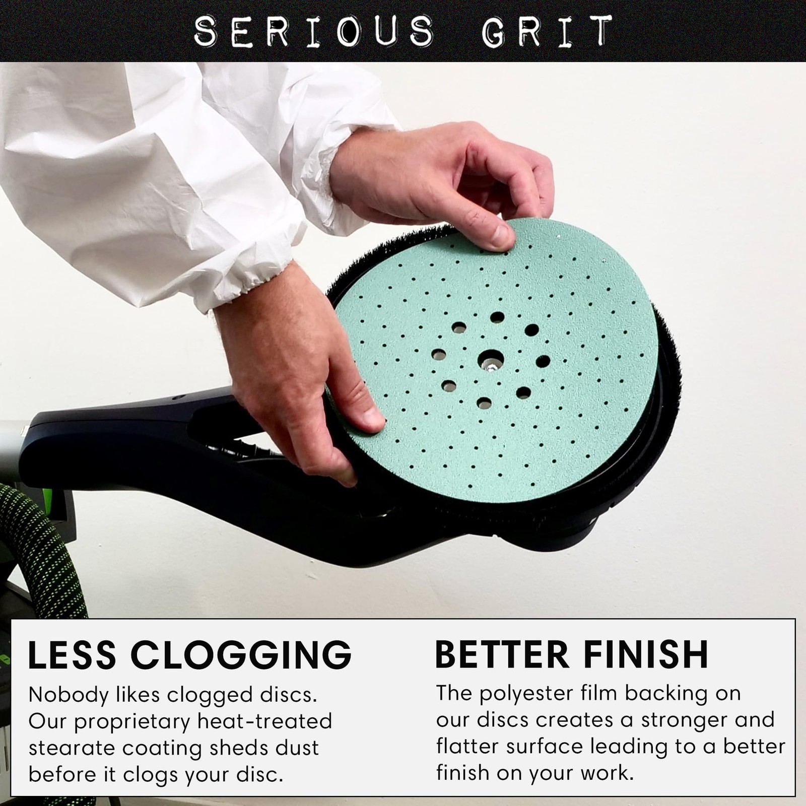 – 225mm (9-Inch) P220 Grit Drywall Sanding Discs – 25 Pack Box