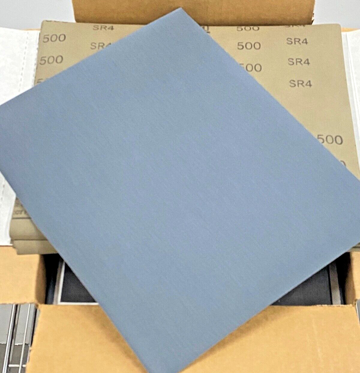 50 new 3M 411Q (9″ x 11″) Grit 500 A, Wet or Dry Sanding Paper Sheets, EDP 02001