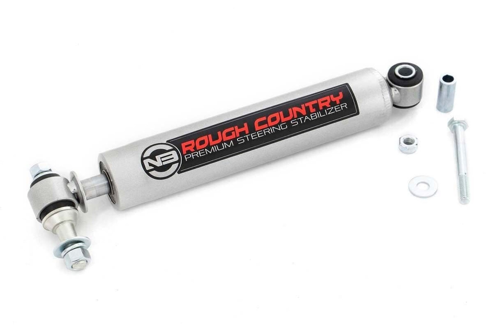 Rough Country N3 Steering Stabilizer for Jeep TJ, YJ, XJ, ZJ & GM – 8731730