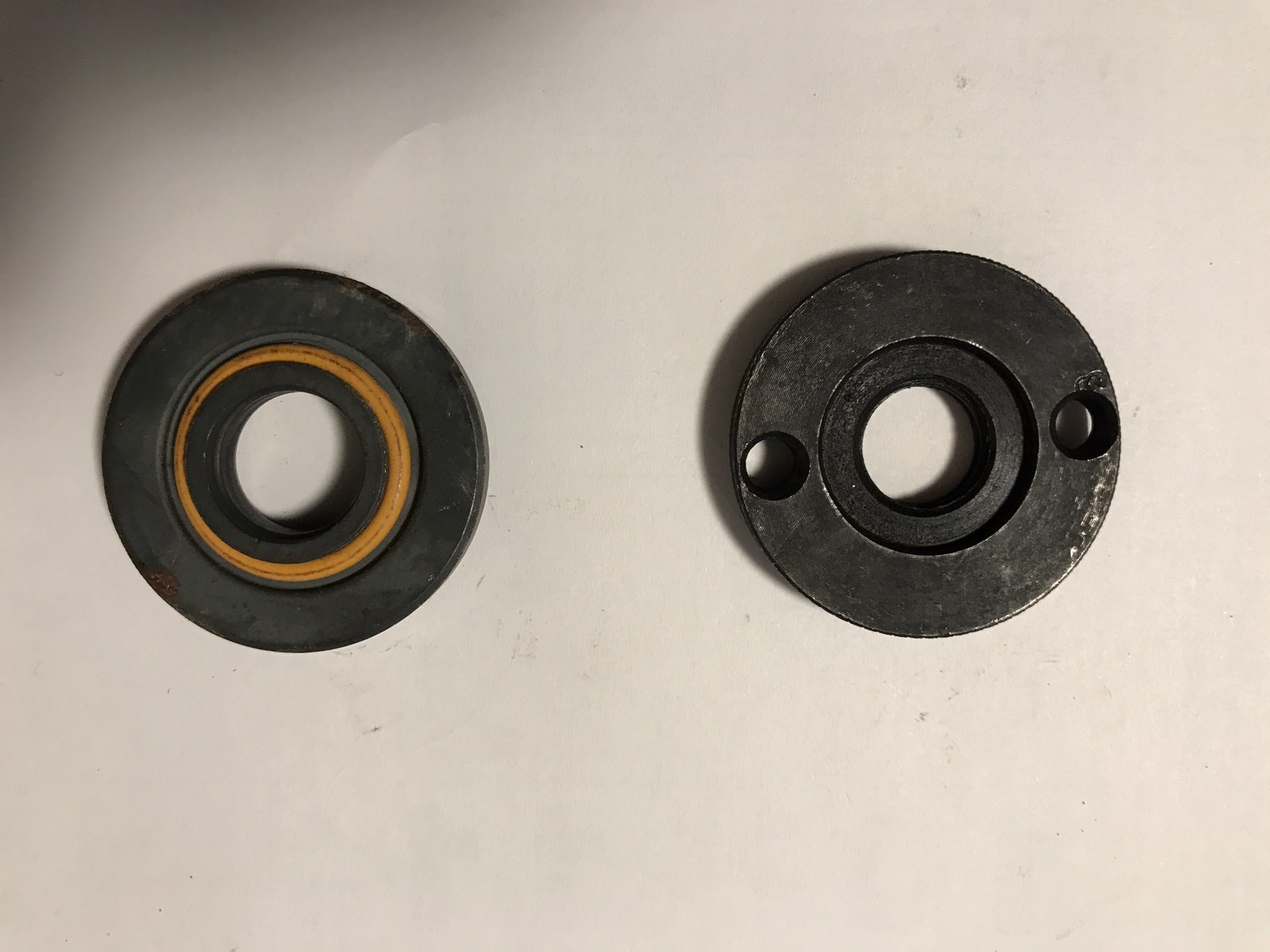 A Set Of Replacement Grinder Clamp Nut And Flange for 5/8″-11