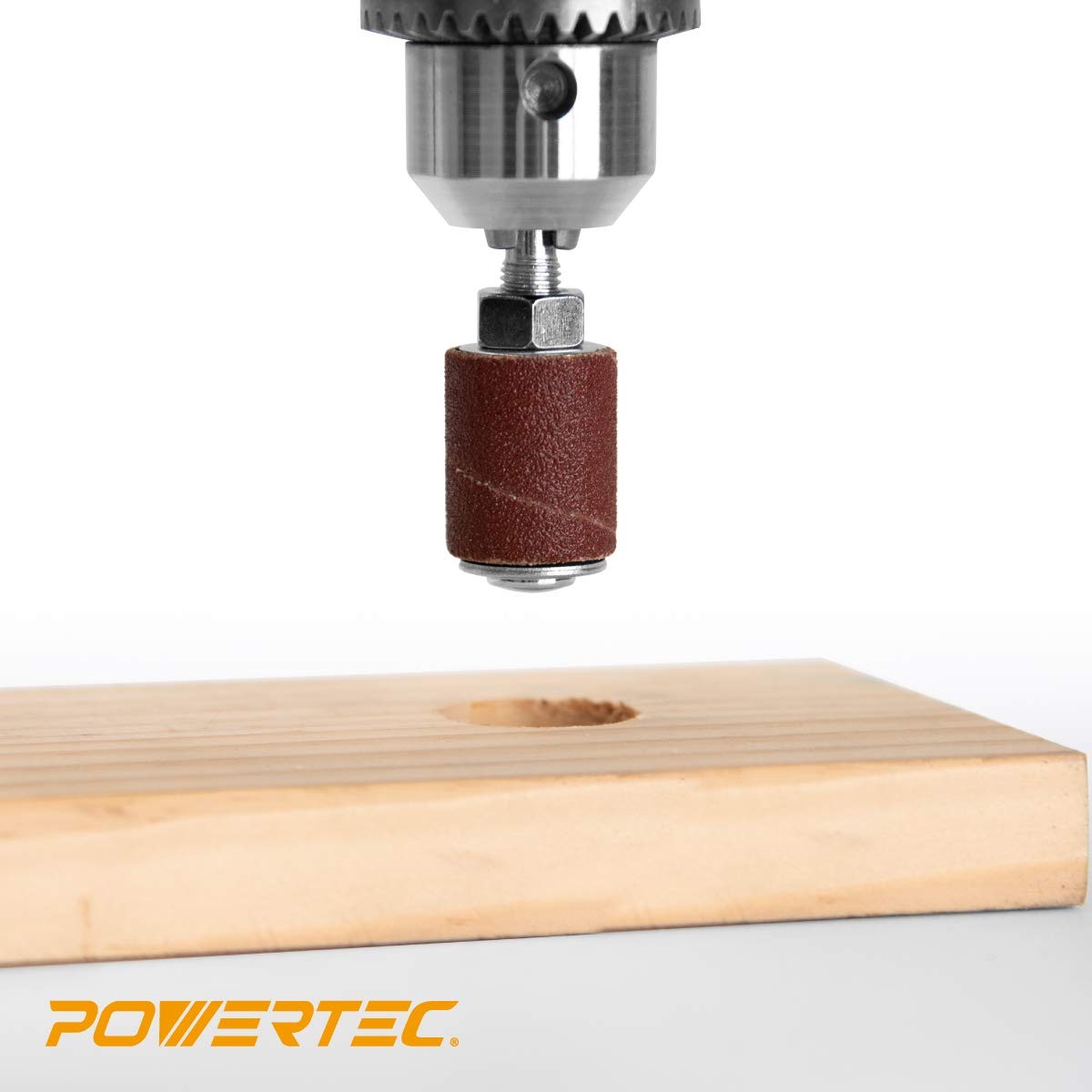 71635 25piece Drill Press Sanding Drum Kit W/ And 1/8 Inch Shanks Spindle Sander