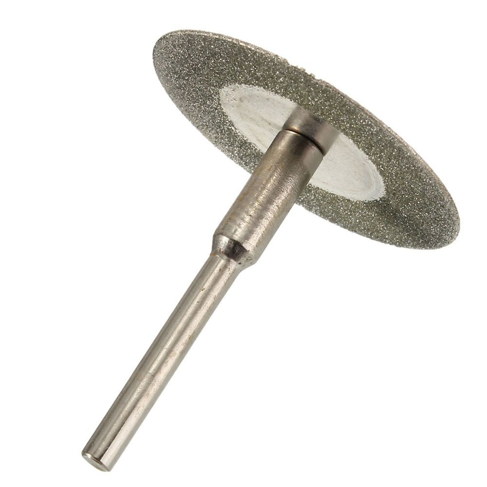 Diamond Cutting Wheel Cut Off Discs Coated Rotary Disc Φ:22mm, Silver-colored