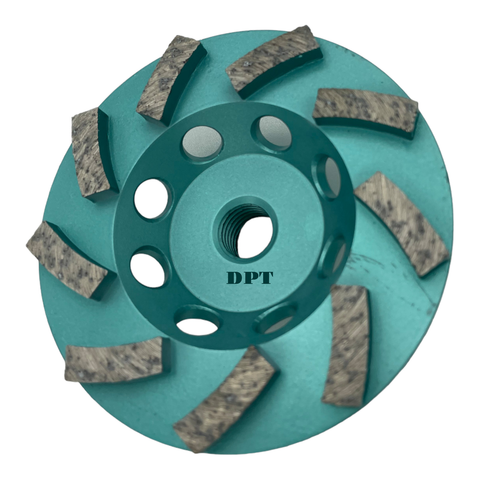 5 Pack 4″ Diamond Turbo Cup Wheel Grinding Concrete Masonry Stone 5/8″-11 Thread