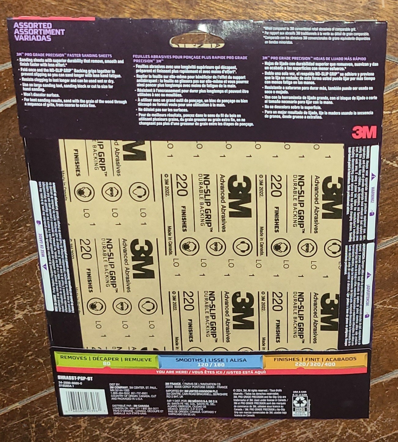3M Pro Grade Precision 6ct Sanding Sheets *Assortment* 9″ x 11″ #SHRASST-PGP-6T