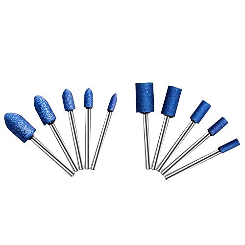 1/8″ Shank Abrasive Mounted Stone Grinding Bits Sanding Drill Bit for Rotary