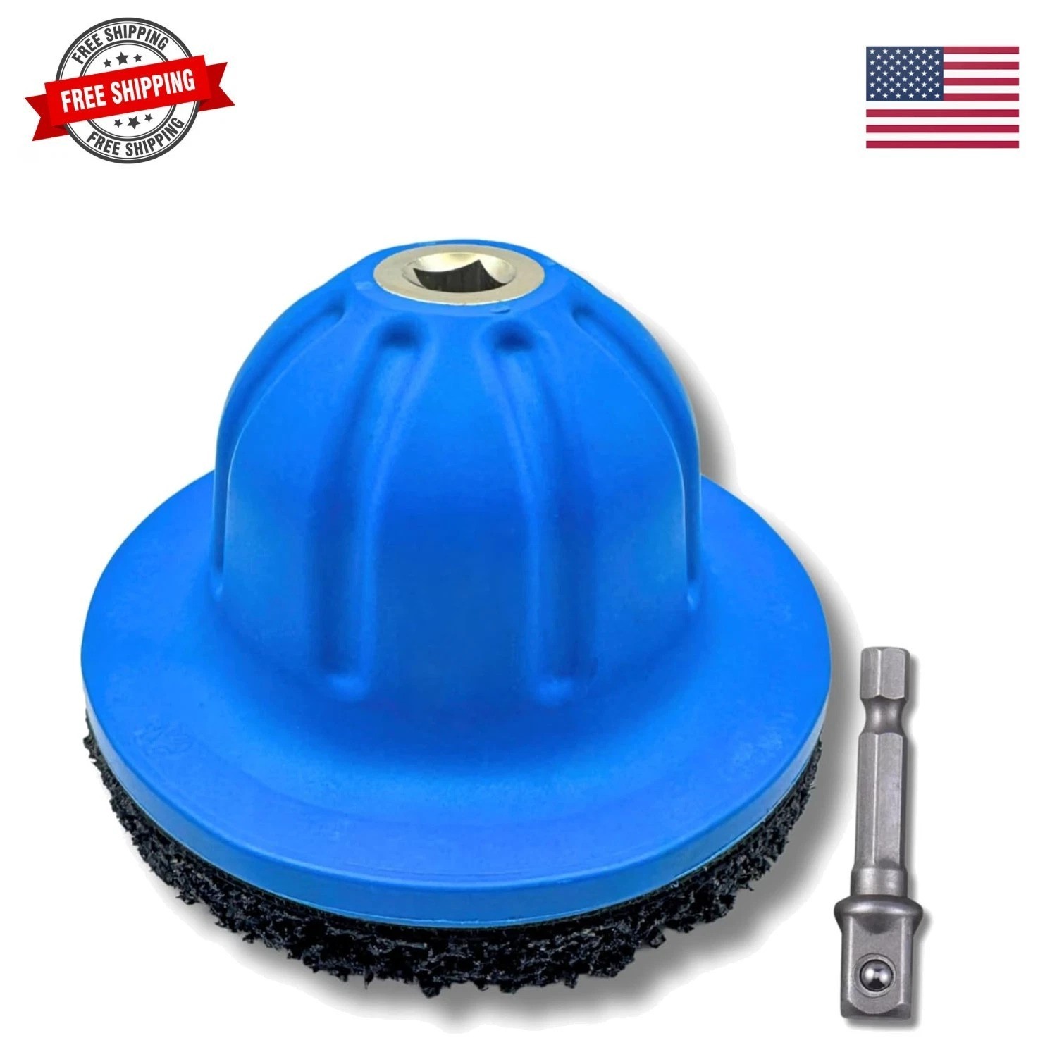 Professional Wheel Hub Grinder Kit – 6-Inch Silicon Carbide Disc with Cordles…