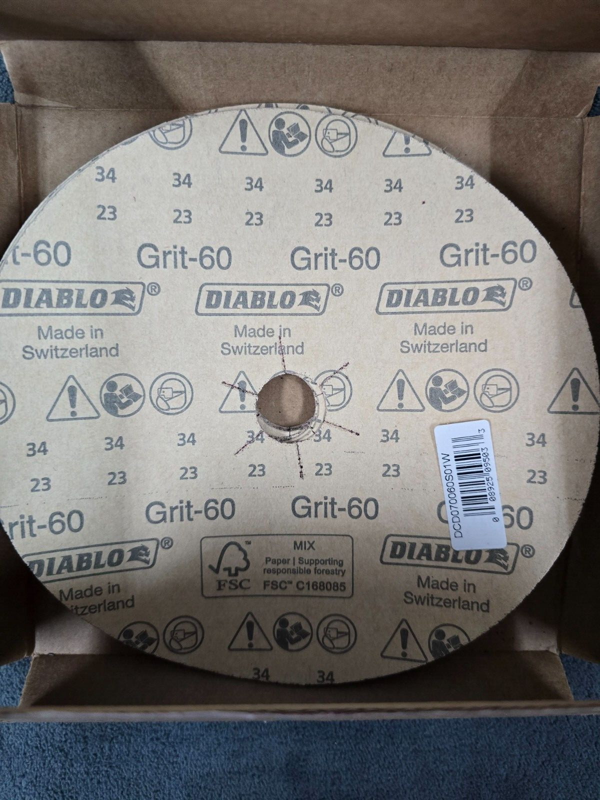 Diablo 7 in. 60-Grit Edger Disc (9-Pack) DCD070060S01W
