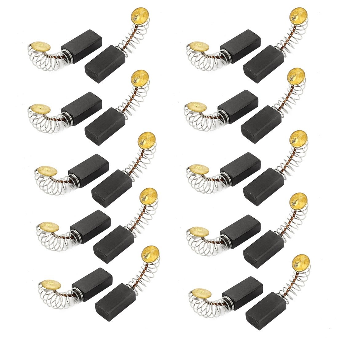 uxcell 10 Pairs 14mm x 7mm x 5mm CB56 Carbon Brushes for Electric Drill Motor