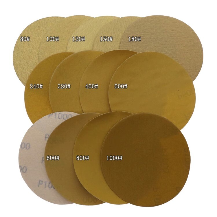 5” 125mm Hook and Loop Sanding Disc Sand Paper Sander Pads No Hole 40-1000 Grit