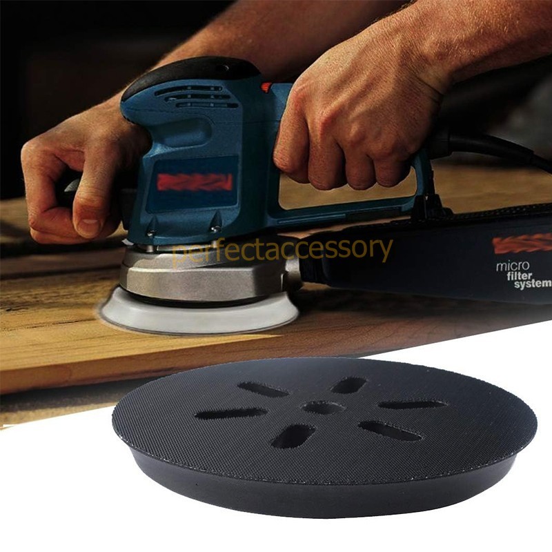 1-2Pcs 6″ 6-Hole Hook&Loop Sander Pad For Bosch RS6045 ROS65VC 1250DEVS 3727DVS