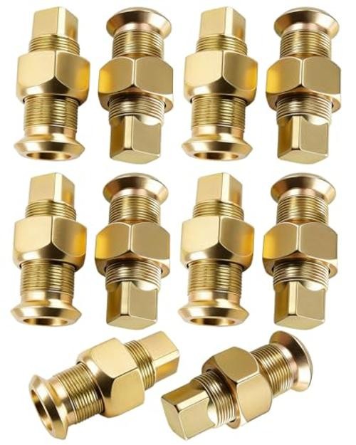 Wheel Outer Inner Cap Nut Set Fit for Stud Piloted Wheel Cap Nut Inner +Outer
