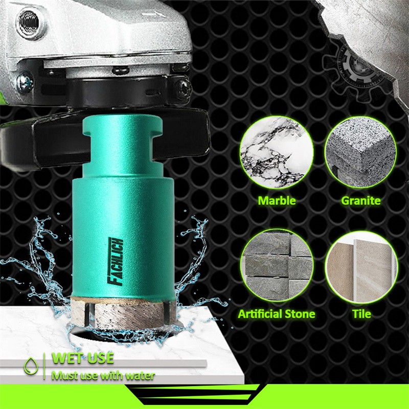 2pcs 1-3/8 inchs Welded Diamond Drilling Core Bit Hole Saw for Marble Granite