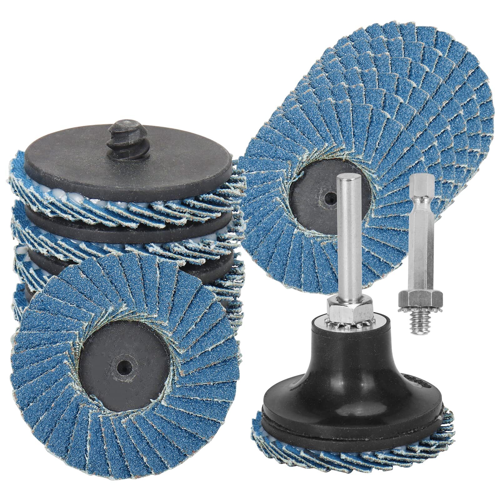 9 Pcs 2 Inch Quick Change Sanding Discs with Disc Pad Holder for Rotary Tools