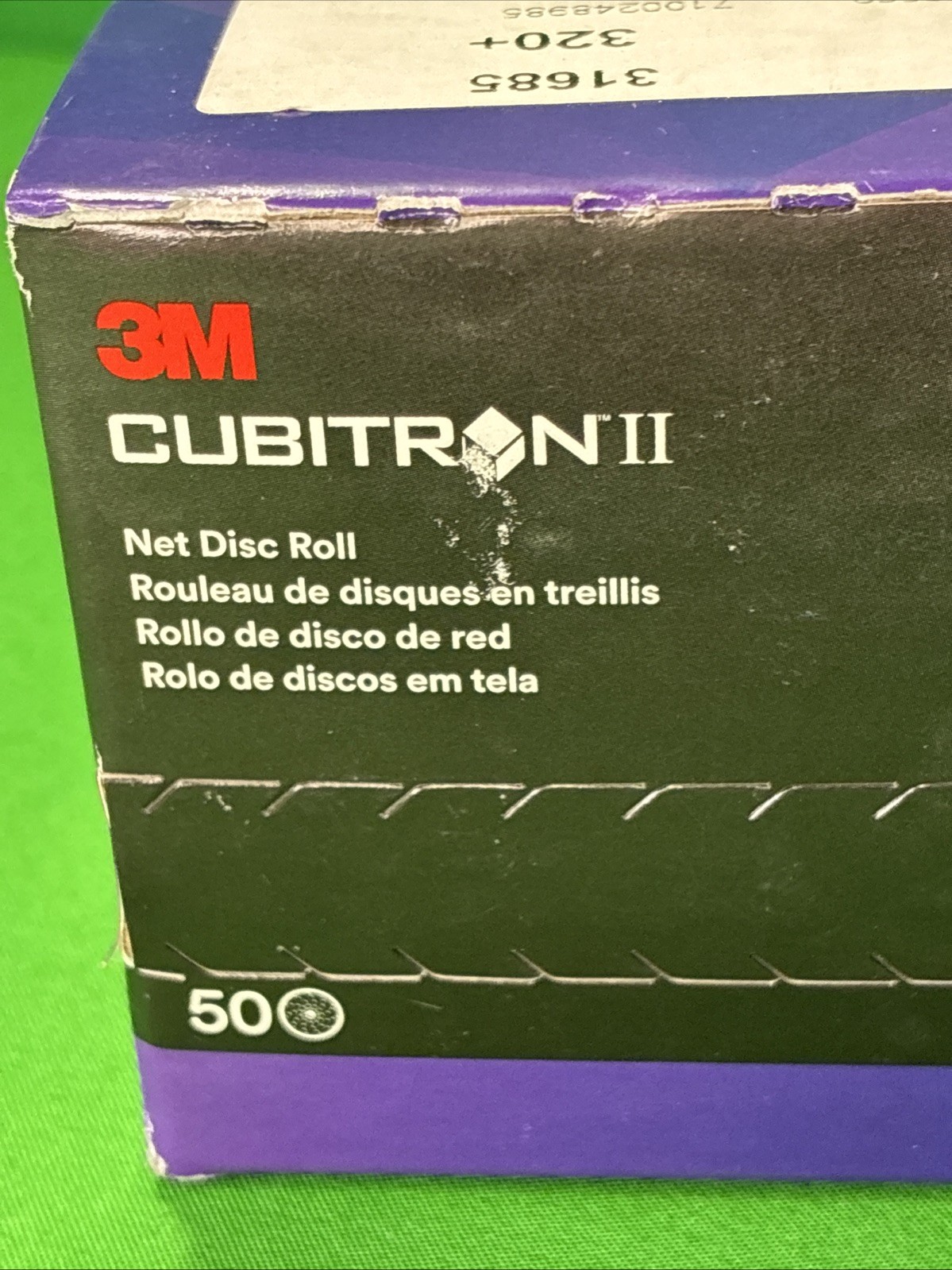 3M CUBITRON II ( 31685 ) Net Disc Roll 320+ /3 inches -50 Discs/Roll