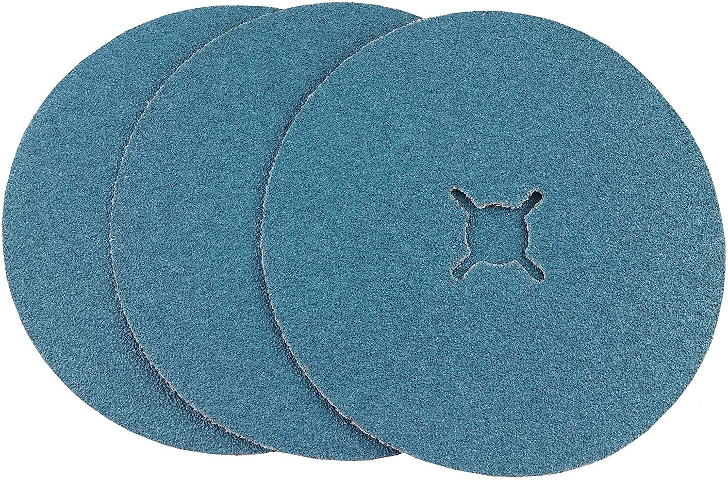 Starcke Premium 7 Inch Slotted Edger Wood Floor Sanding Discs 4 Slots 7/8″ Hole