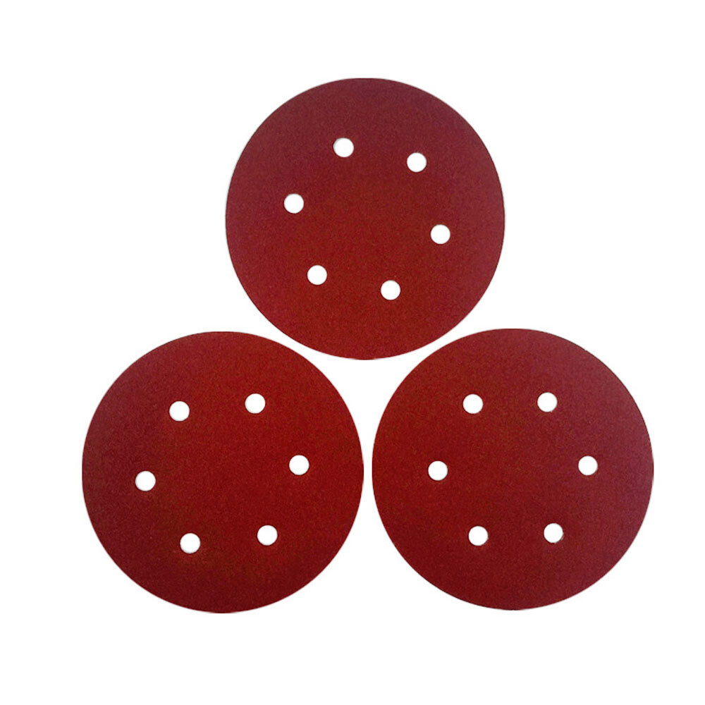 225mm Sanding Discs 24 36 40 60 – 2000 Grit 6 8 Hole Hook and Loop Sanding Discs