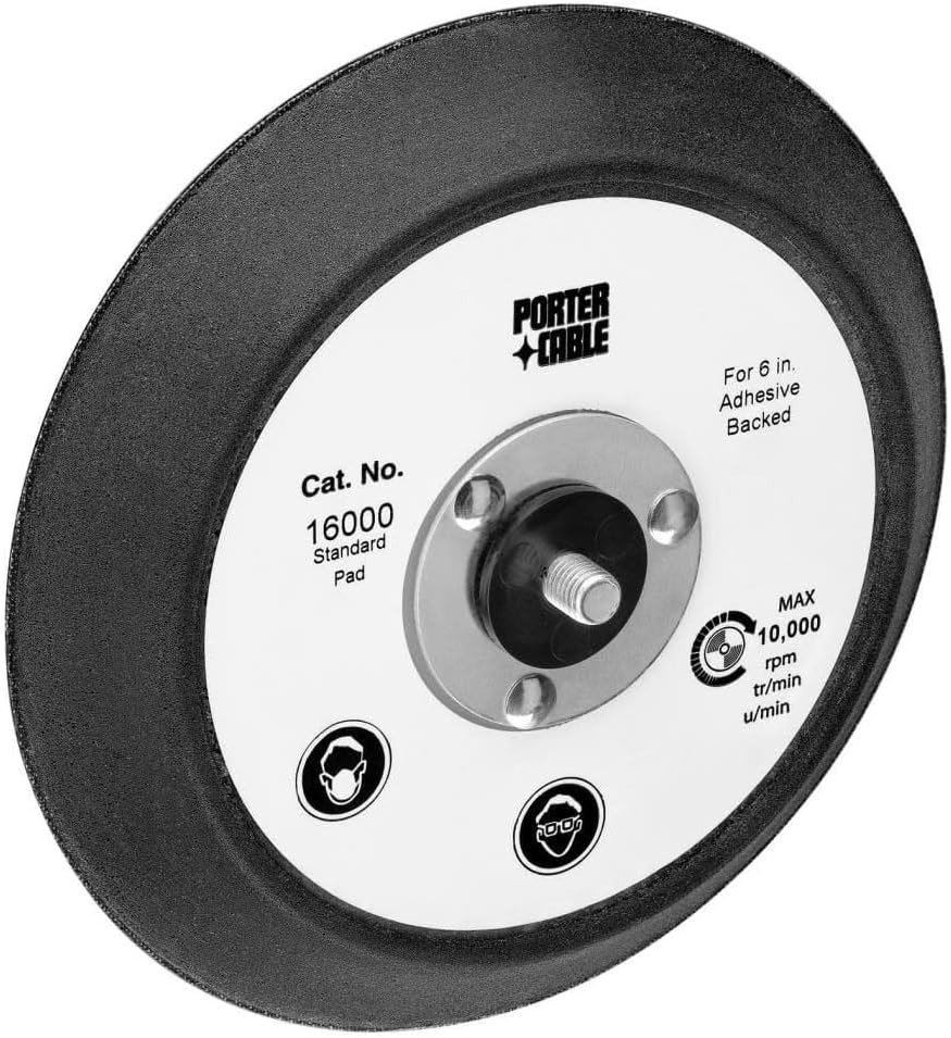 PORTER-CABLE 16000 6 In Standard Pad for 7336 and 97366 Random Orbit