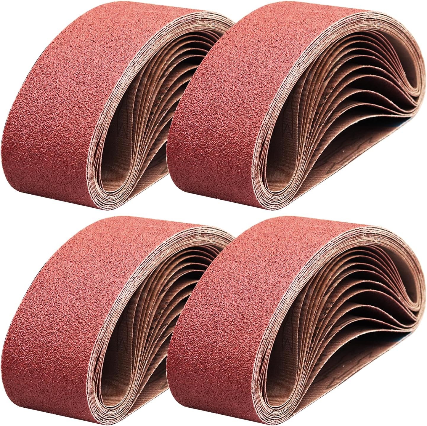 SATC 5Pack 4″x36″(100 x 915mm) Sanding Belts 240 Grit Aluminum Oxide for Metals