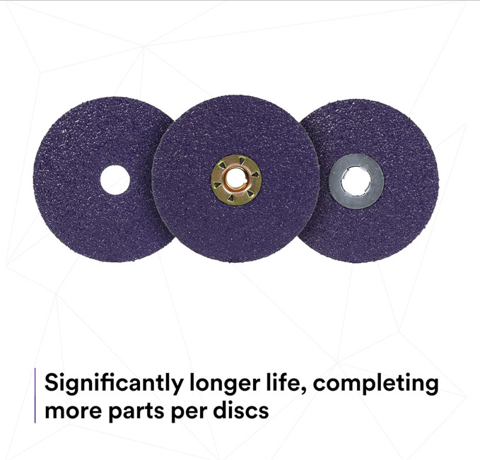 3M Cubitron 3 Fibre Disc 1182C, 36+, 4-1/2 in x 7/8 in, Free Shipping, 25/Box
