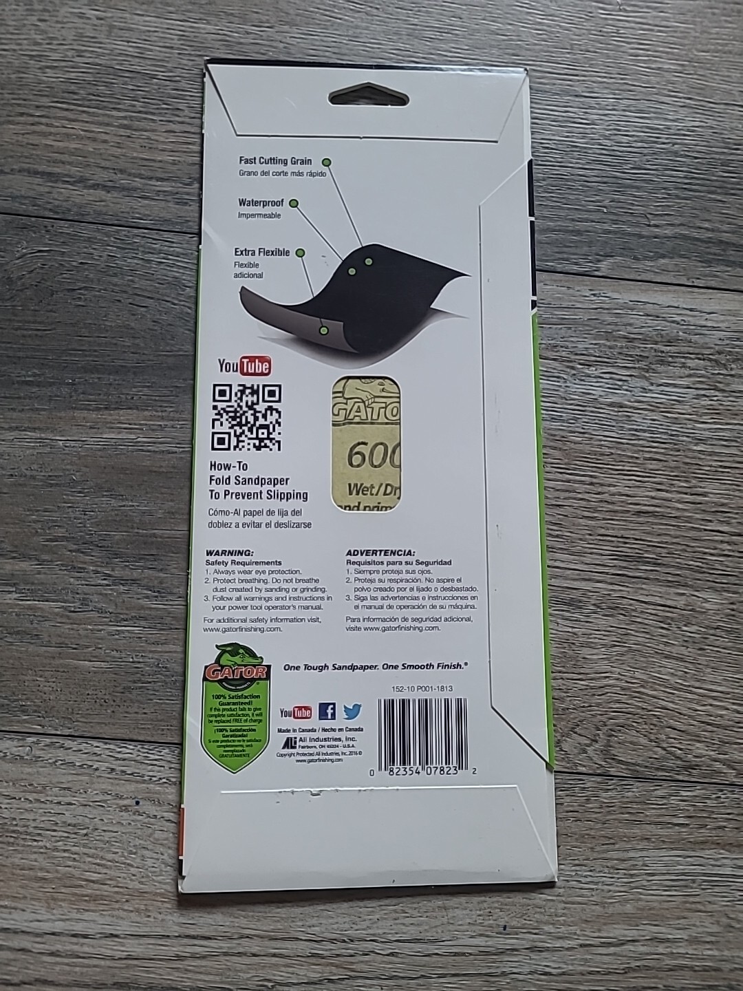 9x Gator Waterproof Power Sanding 6 Sheet Packs 600 Grit 4.5″ x 11″ No. 7823