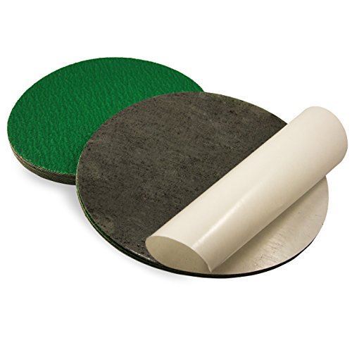 9 Inch 40 Grit Adhesive Back Metal Grinding Zirconia Sanding Discs, 5 Pack
