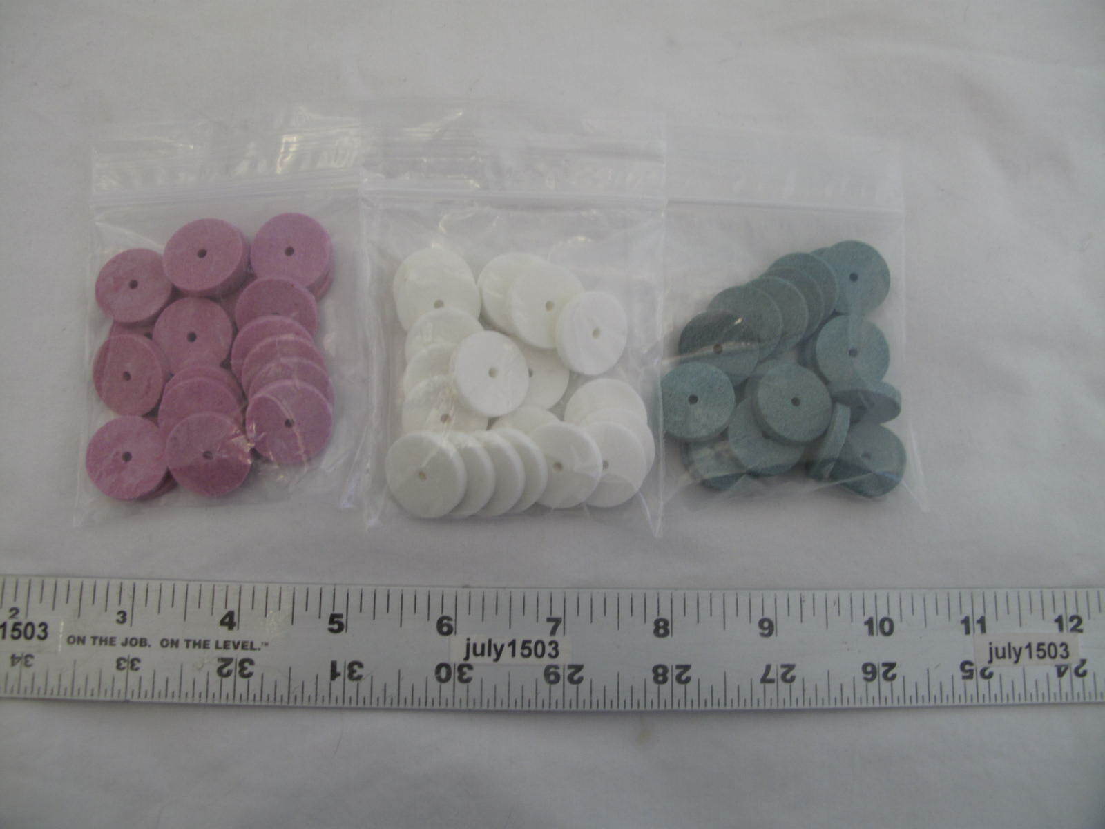 (60) Grinding Wheels for Dremel 3/4″ – Alum Oxide, Silicon Carbide, Alundum (CZ)