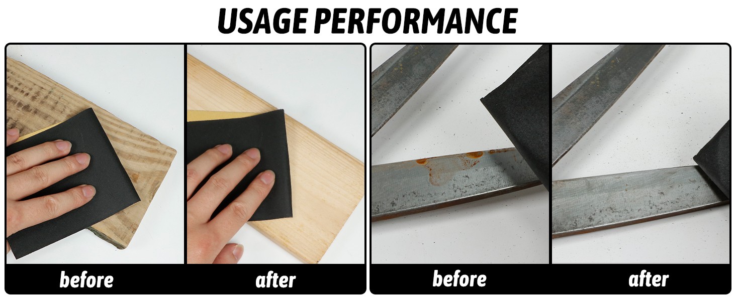 45 Pcs Sandpaper Assortment 80-5000 Grit Wet Dry Sandpaper Sheets, 9 x 3.6 Inch