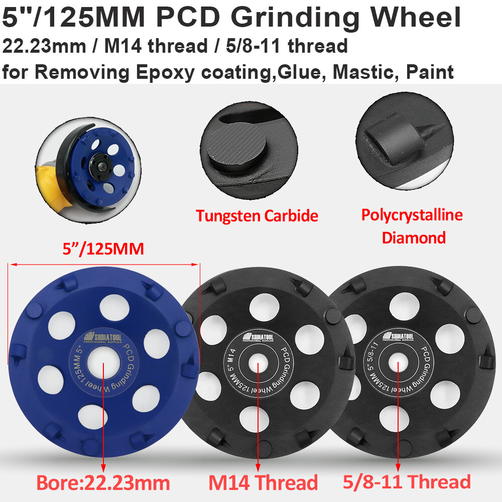 PCD Grinding Cup Wheel Polycrystalline Grinding Disc for Epoxy Glue Mastic Paint