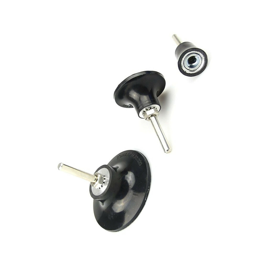 1Piece Optional 1″ 2″ 3″ Back-up Pad for Roloc Sanding Disc 6mm shaft Changeable