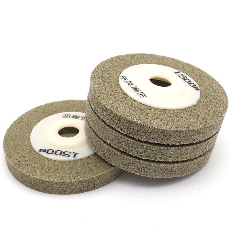 100*16mm Nylon Fiber Polishing Wheel Grinding Buffing Disc Pads Marble Granite