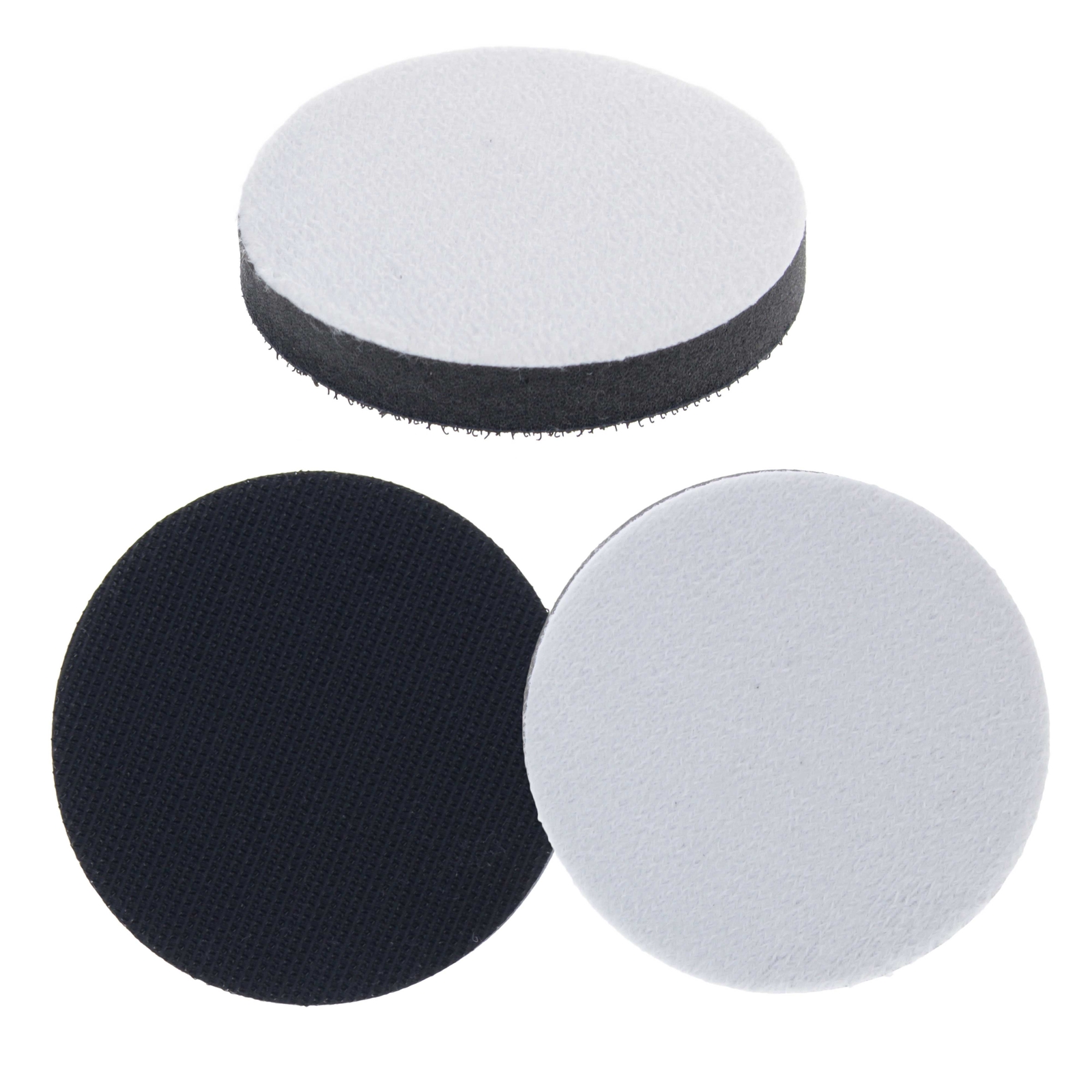 3 Dura-Gold 3″ x 10mm Soft Density Interface Pads For Hook & Loop Sander Discs