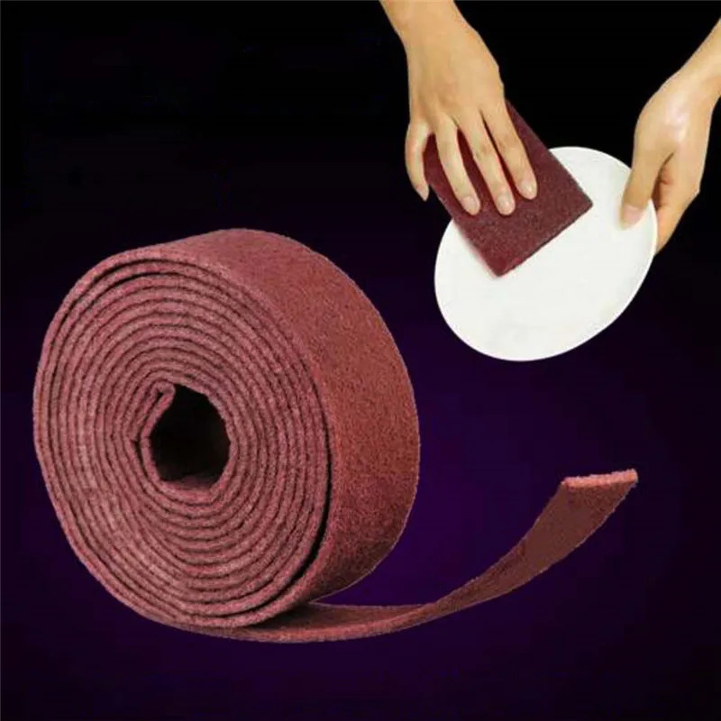 1PC Dish Washing Brush Scouring Pad Emery Scrubber Sink Pot Bowl Stoves Plate Cu