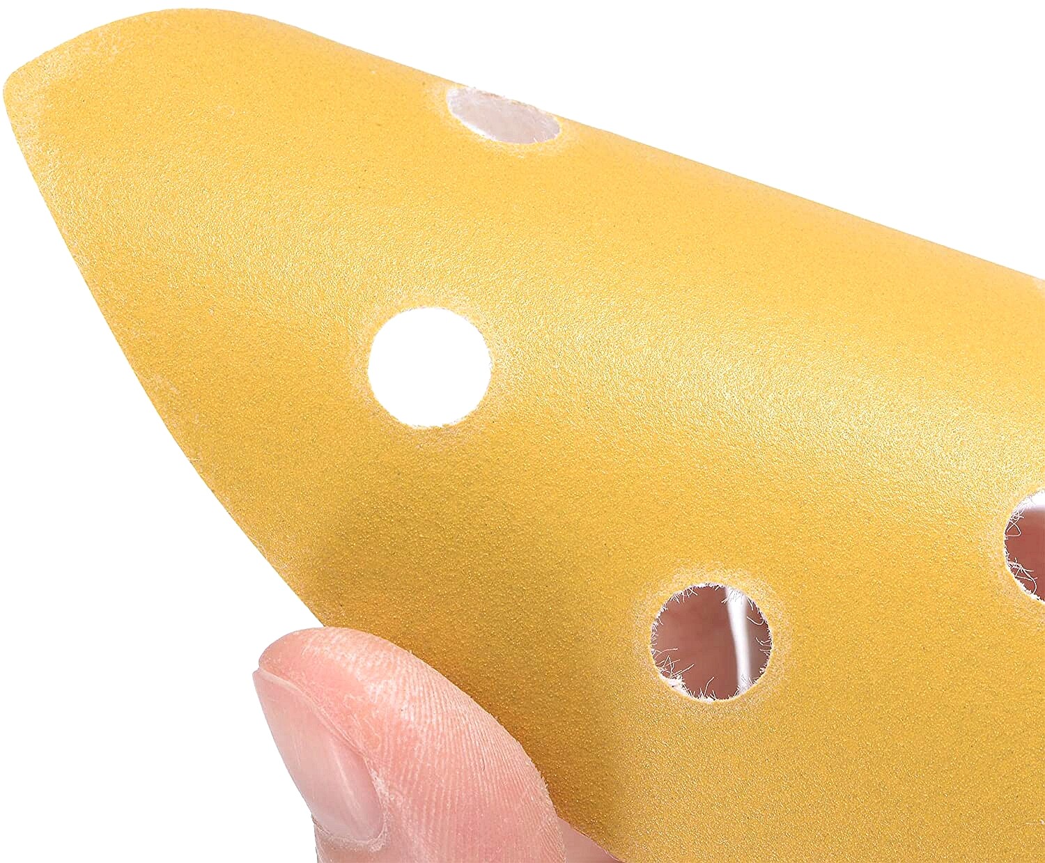 Box of 240pcs Triangle Sanding Sheet 6-Hole 60-320Grit Hook & Loop Sander Discs
