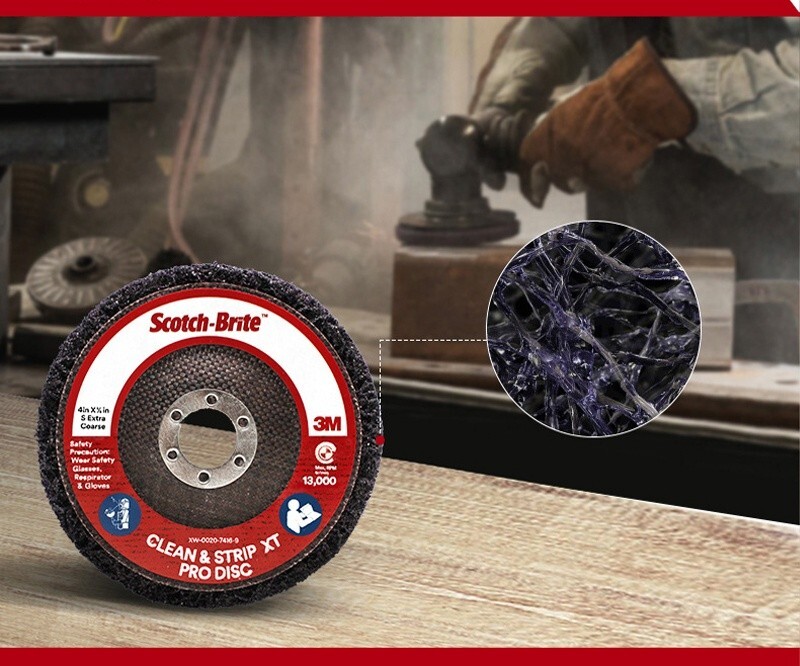 3M Scotch-Brite Clean and Strip XT Pro Disc 4.5Inch – 2PCS