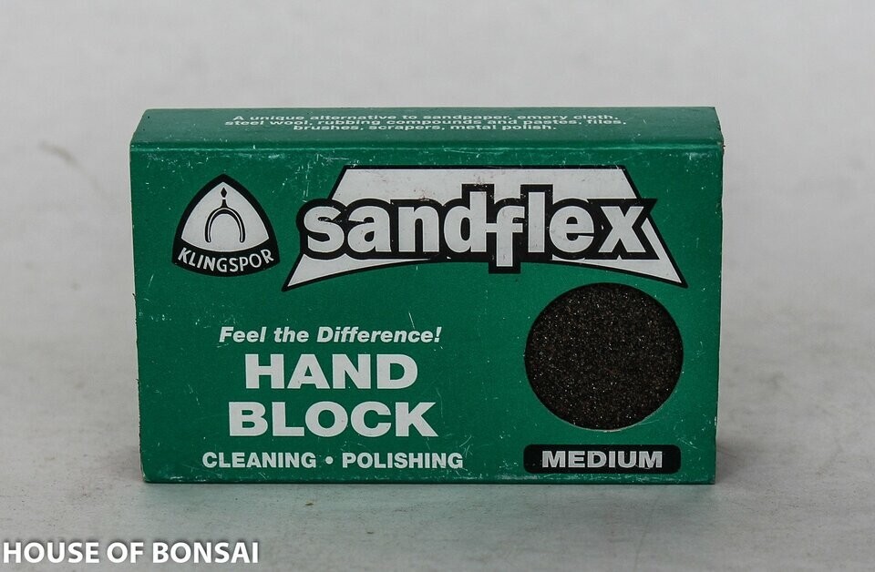 Klingspor Sandflex Abrasive Sanding Hand Block for Tool Maintenance – Medium