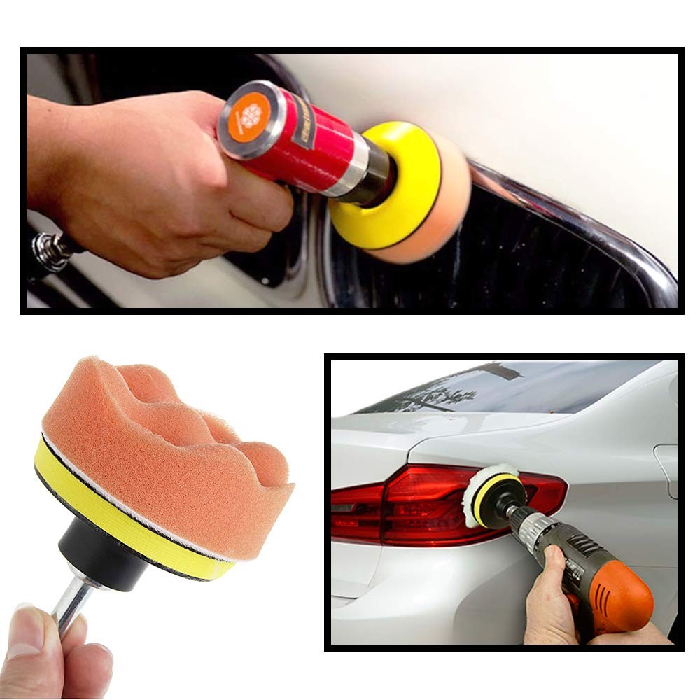 CANOPUS Buffing Pads, Polishing Pad Kit, Buffer for Car Detailing, 11-PC