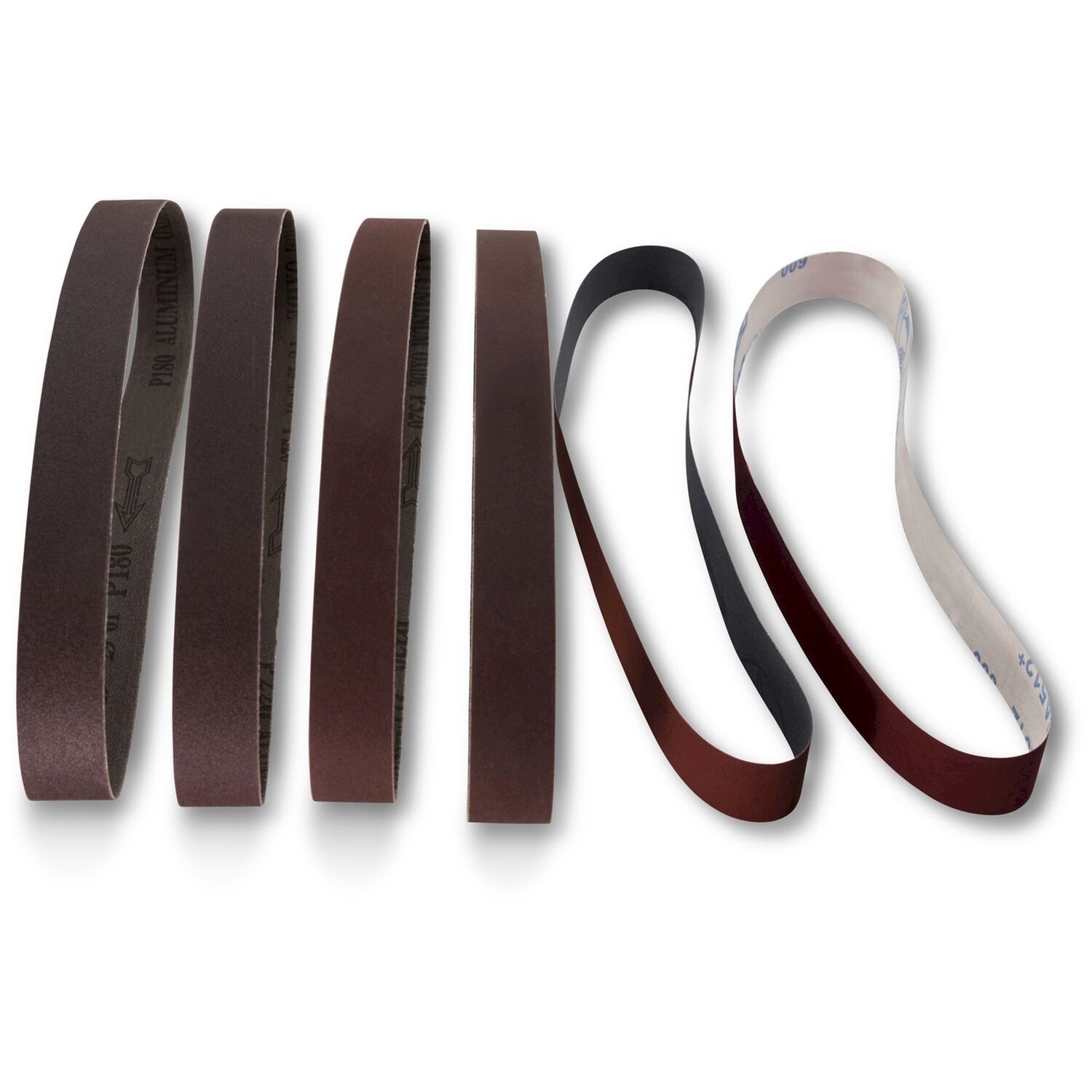 1″ x 30″ KNIFE MAKERS FINE GRIT SANDING BELTS, 6 Pack ASSORTMENT