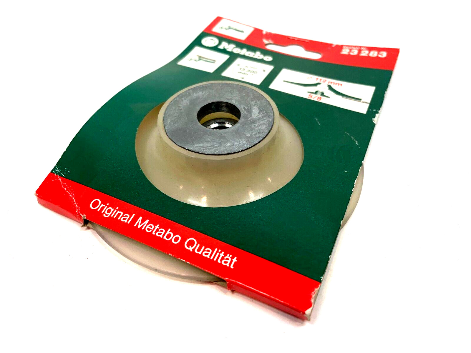 Metabo 23-283 Flexible Backing Pad, 4-1/2″, 112mm, 5/8″ Nut, Angle Grinder